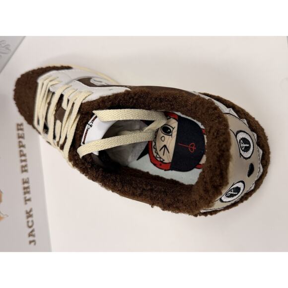 Cold Sins Jack The Ripper Travis Scott x Labubu Customs Mocha Shoes - MENS 12.5 - Picture 8 of 9